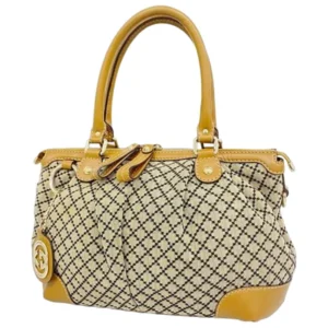 グッチ ディアマンテ スーキー ハンドバッグ キャンバス