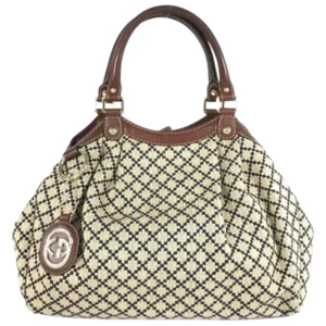 グッチ ディアマンテ スーキー ハンドバッグ キャンバス