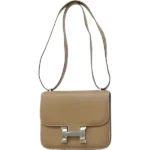 エルメス コンスタンス18 ショルダーバッグ レザー Y刻印 シルバー金具