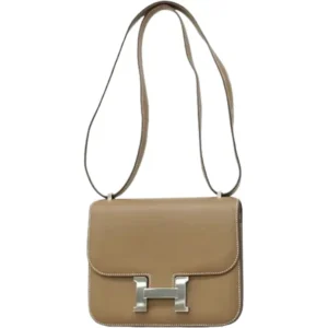 エルメス コンスタンス18 ショルダーバッグ レザー Y刻印 シルバー金具