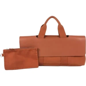 エルメス ヴァルパライソロングMM ハンドバッグ キャンバス シルバー金具