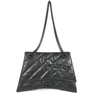 バレンシアガ クラッシュミディアム チェーンショルダーバッグ レザー