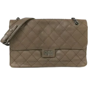 シャネル 2.55 ワイルドステッチ チェーンショルダーバッグ レザー