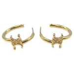 セリーヌ アシンメトリックフープ ピアス