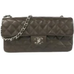 シャネル マトラッセ チェーンショルダーバッグ ラムスキン