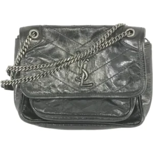 サンローラン クラシックモノグラム ショルダーバッグ レザー