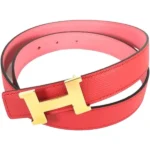 エルメス コンスタンスベルト ベルト レザー Y刻印 ゴールド金具