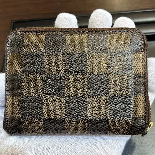 ルイ・ヴィトン　ダミエ・エベヌ　ジッピー・コイン パース