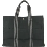 エルメス フールトゥGM トートバッグ キャンバス シルバー金具