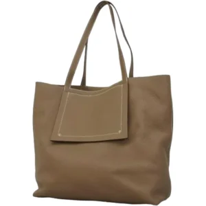 エルメス カバセリエ46 トートバッグ レザー U刻印