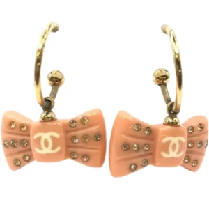 シャネル リボン ピアス イヤリング