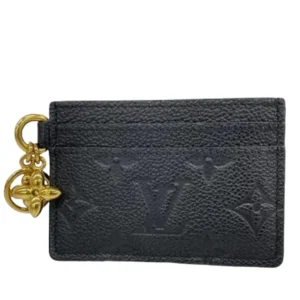 ルイ・ヴィトン モノグラムアンプラント ポルトカルトLVチャーム カードケース パスケース M82132 