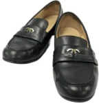 シャネル ローファー レザー