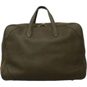 エルメス ヴィクトリア50 ボストンバッグ レザー □F刻印 ゴールド金具