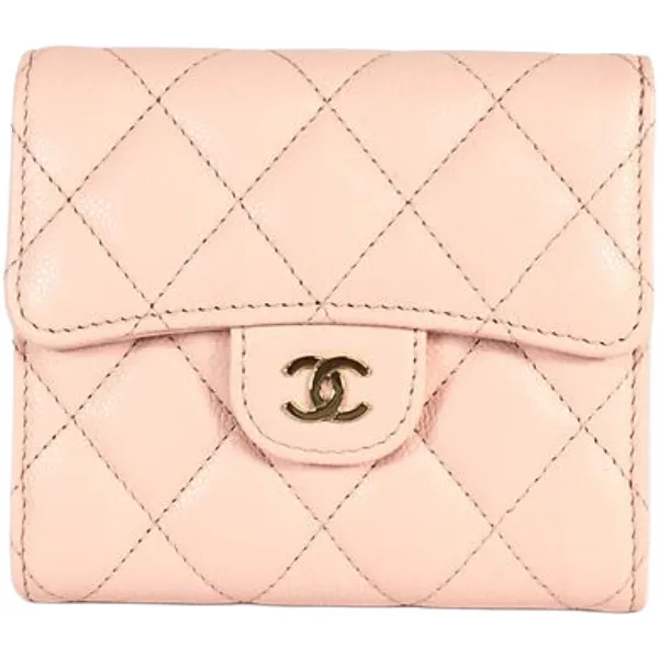 シャネル マトラッセ 財布 キャビアスキン 