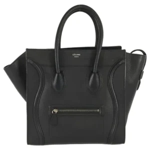 セリーヌ ラゲージ ミニ ハンドバッグ レザー