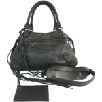 バレンシアガ クラシック タウン ハンドバッグ レザー