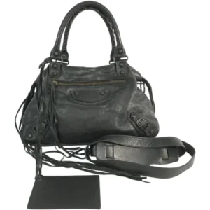 バレンシアガ クラシック タウン ハンドバッグ レザー