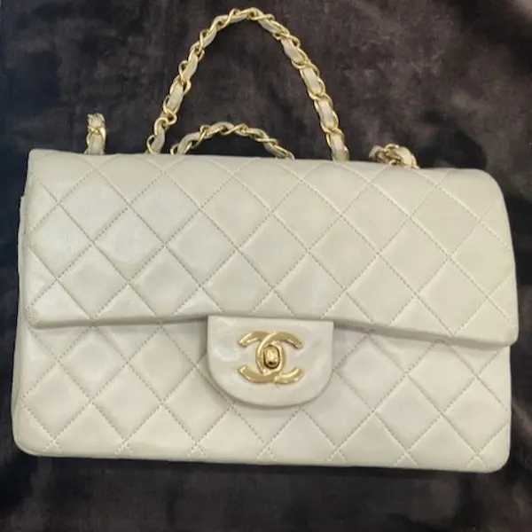 シャネル　マトラッセ　ラムスキン　チェーンショルダー