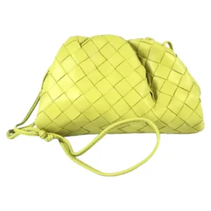 ボッテガ・ヴェネタ イントレチャート ミニ ザ・ポーチ ショルダーバッグ レザー