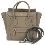 セリーヌ ラゲージナノショッパー ハンドバッグ レザー