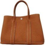 エルメス ガーデンパーティTPM トートバッグ レザー W刻印 シルバー金具