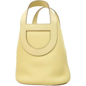 エルメス インザループ18 ハンドバッグ レザー W刻印 シルバー金具