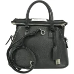 メゾンマルジェラ 5AC ハンドバッグ レザー キャンバス