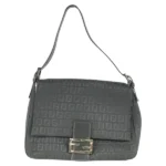 フェンディ ズッキーノ マンマバケット ショルダーバッグ ナイロンキャンバス