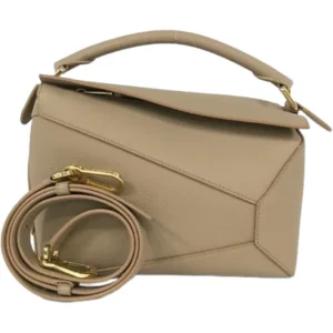 ロエベ アナグラム パズルバッグスモール ハンドバッグ レザー