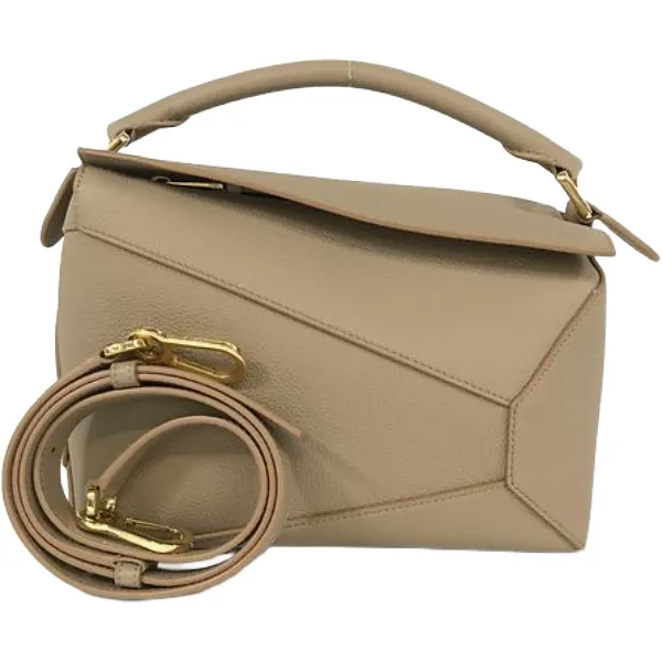 ロエベ アナグラム パズルバッグスモール ハンドバッグ レザー