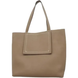 エルメス カバセリエ46 トートバッグ レザー B刻印