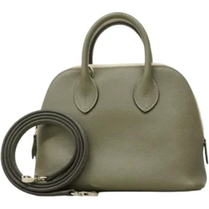 エルメス ボリード1923ミニ ハンドバッグ レザー B刻印 シルバー金具