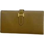 エルメス ベアンスフレ 財布 レザー Y刻印 ゴールド金具