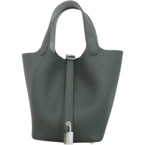 エルメス ピコタンロックエクラPM ハンドバッグ レザー K刻印 シルバー金具