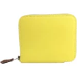 エルメス アザップコンパクトシルクイン コインケース レザー B刻印 シルバー金具