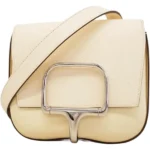 エルメス デッラカヴァッレリア ショルダーバッグ レザー B刻印 シルバー金具