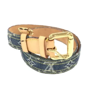 ルイ・ヴィトン ベルト デニム レザー 