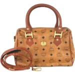 MCM ヴィセトス ボストンバッグ レザー