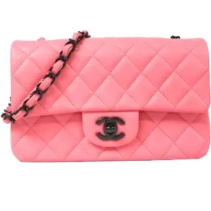 シャネル マトラッセ チェーンショルダーバッグ ラムスキン