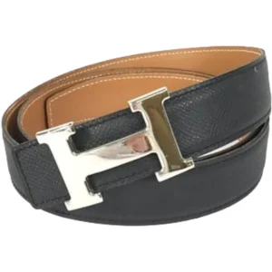 エルメス Hベルト ベルト レザー □J刻印 シルバー金具