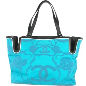 シャネル カメリア トートバッグ キャンバス