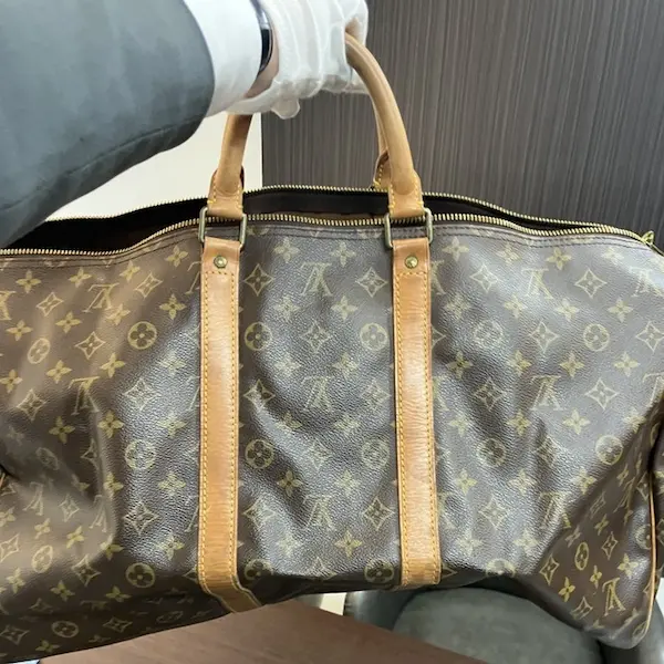 ルイ・ヴィトン　モノグラム　キーポル・バンドリエール55