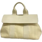 エルメス ヴァルパライソPM ハンドバッグ キャンバス □K刻印 シルバー金具