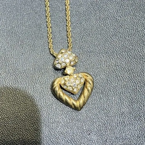 クリスチャン・ディオール　ヴィンテージハート　ネックレス