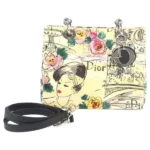 ディオール レディディオール ハンドバッグ キャンバス