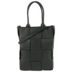 ボッテガ・ヴェネタ カセット アルコ ハンドバッグ レザー