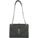 サンローラン エンヴェロップミディアム ショルダーバッグ レザー