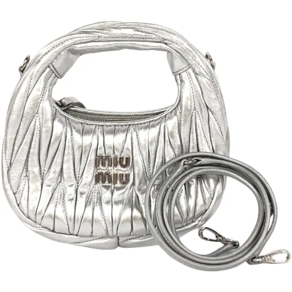 ミュウミュウ マテラッセ ハンドバッグ レザー