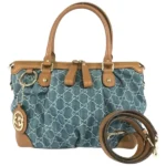 グッチ GGデニム スーキー ハンドバッグ デニム